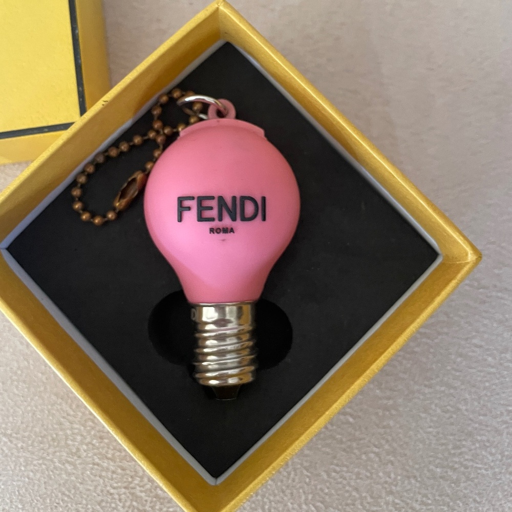 Fendi bag charm with the usb